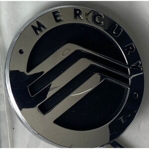 Mercury Emblem Badge Logo Chrome Blue Car Truck Emblem